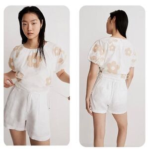 NWT Madewell puff sleeve blouse. Size XS